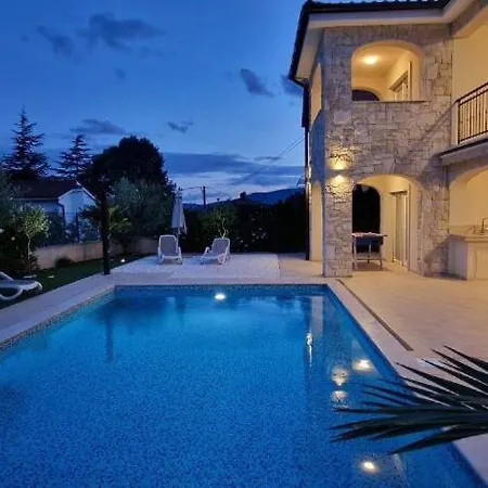 Villa Luxury Five Stars With Pool, Near - By Traveler Tourist Agency Krk - Id 2140
